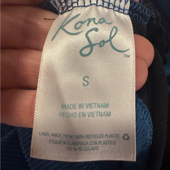 Kona Sol Blue One Piece Swimsuit - Picture 3 of 6